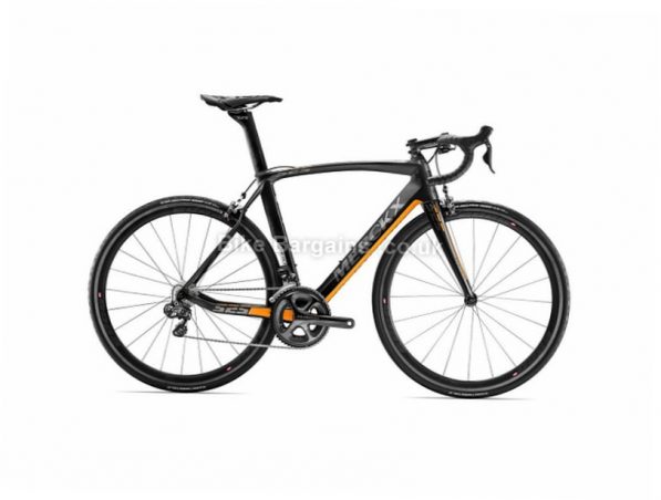 Eddy Merckx EM525 Ultegra Di2 Endurance Carbon Road Bike 2017 S, Black, Orange, Carbon, 11 speed, Calipers, 700c