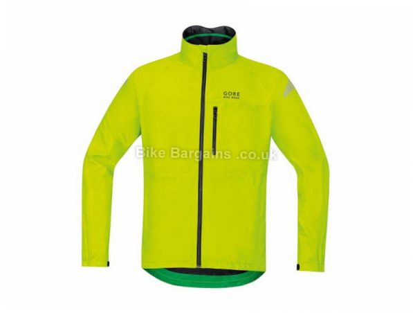 Gore Bike Wear Element GT Waterproof Jacket S, Yellow, Men's, Long Sleeve