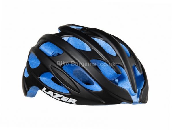 Lazer Blade Road Helmet M, Black, Blue, 240g, 22 vents