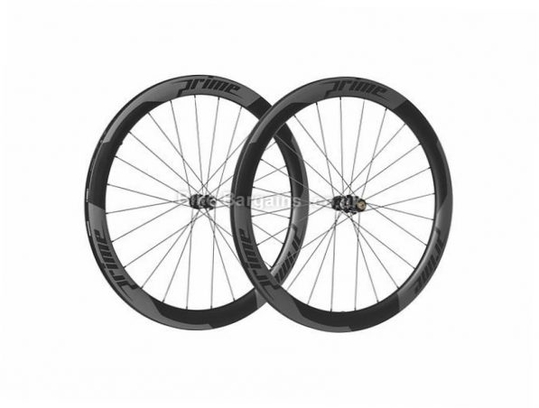 Prime RP-50 Carbon Tubular Disc 700c Road Wheels White - Black cost extra, 700c, Centre Lock, Carbon, 1452g, 11 speed