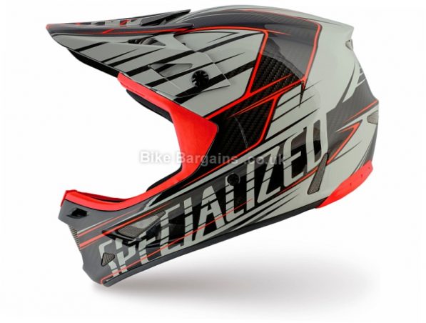 Specialized Dissident Carbon Downhill Full Face Helmet 2017 S, Black, Grey, Red, 1kg