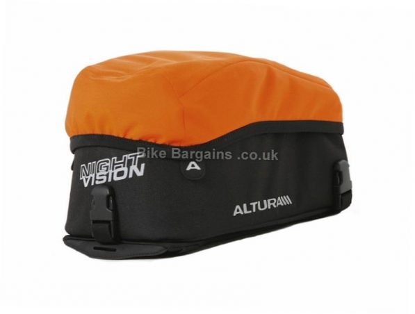 Altura Night Vision Rack Pack Bag 7 Litres, Black, Orange