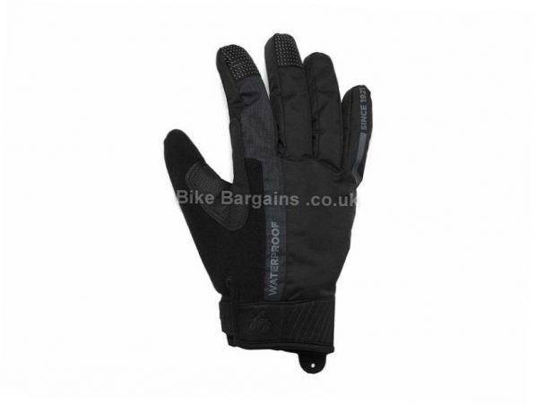 FWE Coldharbour Waterproof Full Finger Gloves XS, Black, Full Finger, Fleece, Gel