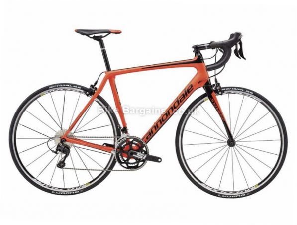 Cannondale Synapse Carbon 105 Road Bike 2018 54cm,56cm,58cm, Black, Red, Carbon, Calipers, 11 speed, 700c