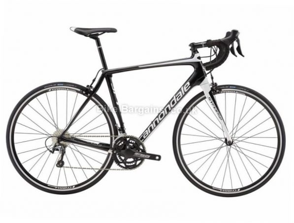 Cannondale Synapse Carbon Tiagra Road Bike 2018 56cm, Black, White, Carbon, Calipers, 10 speed, 700c