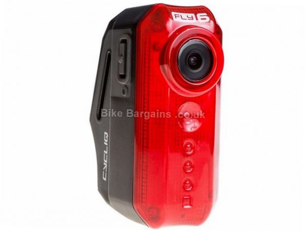 Cycliq Fly 6 Rear Camera Light Black, Red, 127g, 6 hours runtime, 720p HD, 30 Lumens