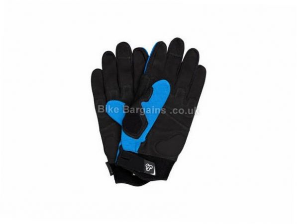 Sombrio Cartel MTB Full Finger Gloves 2017 XS,S,M,L,XL, Blue, Full Finger, Kevlar, Velcro