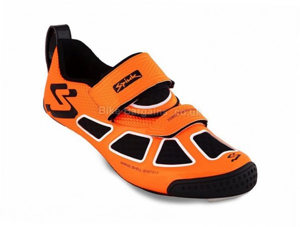 Spiuk Trivic Carbon Triathlon Shoes 45, Orange, Black, White