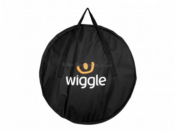 Wiggle Logo Bike Wheel Bag Black, 26", 27.5", 29", 700c, single wheel