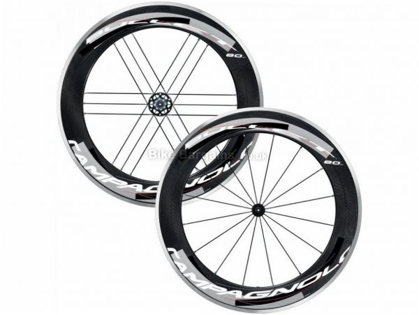 Campagnolo Bullet 80 Carbon Clincher Road Wheels Black, Carbon, 11 Speed, 700c, 80mm, 1935g