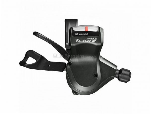 Shimano Tiagra 4700 10 Speed Flat Bar Shifters Black, 10 Speed, Double, Rear