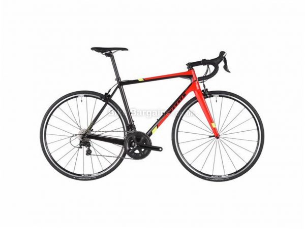 Vitus Vitesse Evo 105 Carbon Road Bike 2018 56cm, Black, Red, Carbon, Calipers, 11 speed, 700c