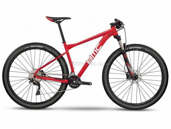 BMC Teamelite 03 Three 29" Deore Alloy Hardtail Mountain Bike 2018 S, Red, Black, 29", Alloy, 20 Speed