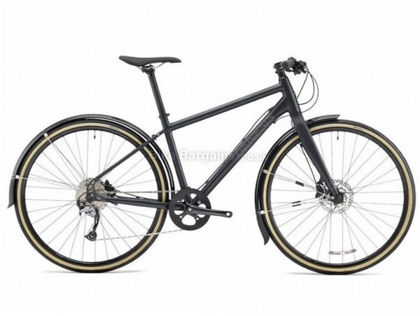 Genesis Skyline 10 City Disc Acera Alloy Hybrid City Bike 2018 XS, Black, Alloy, 700c, 9 speed, Disc, Hardtail