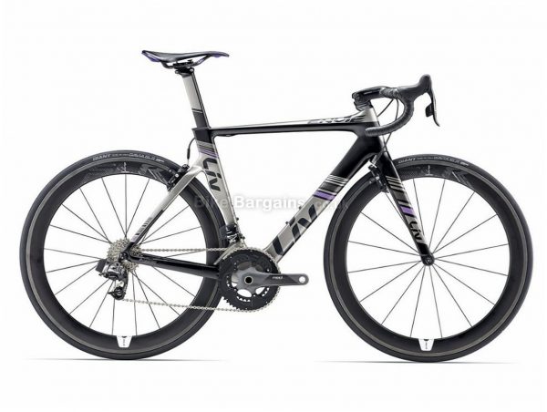 Giant Liv Envie Advanced Pro 0 Red E-Tap Ladies Carbon Road Bike 2017 S, Grey, Purple, Carbon, Calipers, 11 speed, 700c