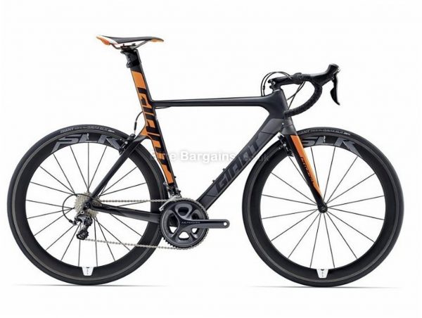 Giant Propel Advanced SL 2 Ultegra Carbon Road Bike 2017 M, Grey, Orange, Carbon, Calipers, 11 speed, 700c