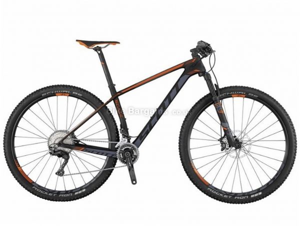 Scott Scale 710 27.5" XT Carbon Hardtail Mountain Bike 2017 M, Black, Orange, 27.5", Carbon, 22 Speed, 10.1kg