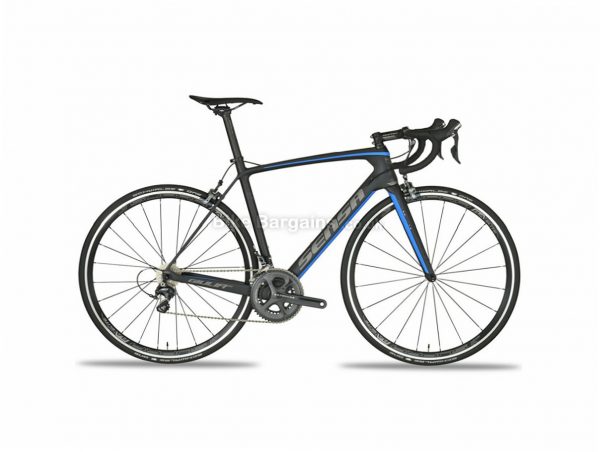 Sensa Giulia G2 Custom 105 Carbon Road Bike 2017 58cm, Black, Blue, Carbon, 11 speed, Calipers, 700c