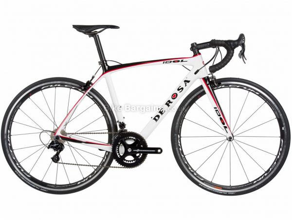 De Rosa Idol Potenza Carbon Road Bike 2018 47cm, Black, White, Carbon, Calipers, 11 speed, 700c