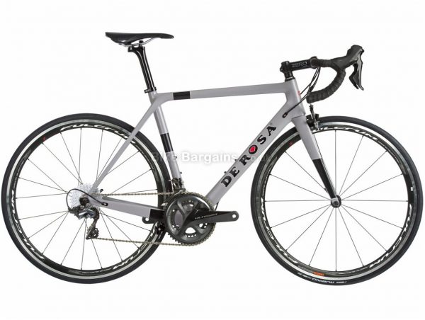 De Rosa King XS Ultegra Carbon Road Bike 2018 55cm, Grey, Carbon, Calipers, 11 speed, 700c
