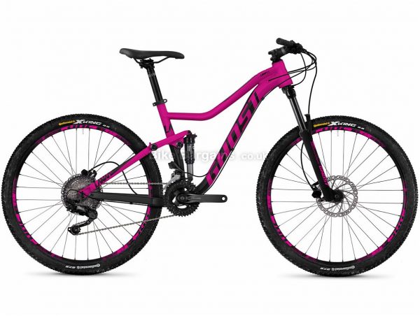 Ghost Lanao 2.7 Ladies Deore 27.5" Alloy Full Suspension Mountain Bike 2018 20", Purple, Black, 27.5", Alloy, 20 speed