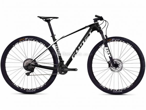 Ghost Lector 3.9 SLX 29" Carbon Hardtail Mountain Bike 2018 18", Black, White, 29", Carbon, 22 speed