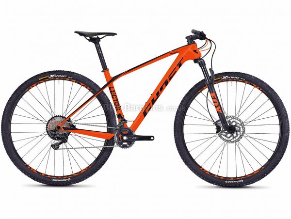 Ghost Lector 4.9 XT 29" Carbon Hardtail Mountain Bike 2018 18", Orange, Black, 29", Carbon, 22 speed