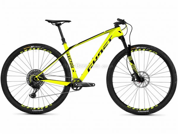 Ghost Lector 5.9 GX Eagle 29" Carbon Hardtail Mountain Bike 2018 18", Yellow, Black, 29", Carbon, 12 speed