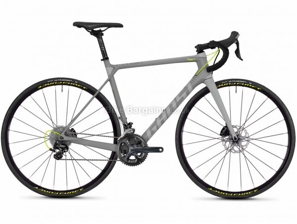 Ghost Nivolet X3.8 Disc Tiagra Carbon Road Bike 2018 56cm, Grey, Carbon, Disc, 10 speed, 700c
