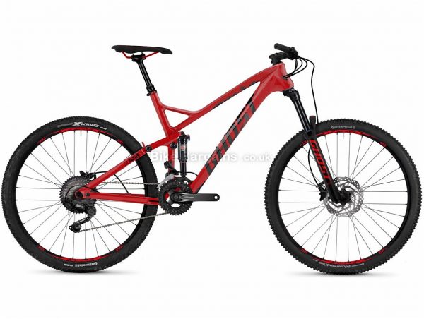 Ghost Slamr 3.7 Deore 27.5" Carbon Full Suspension Mountain Bike 2018 20", Red, Black, 27.5", Carbon, 20 speed