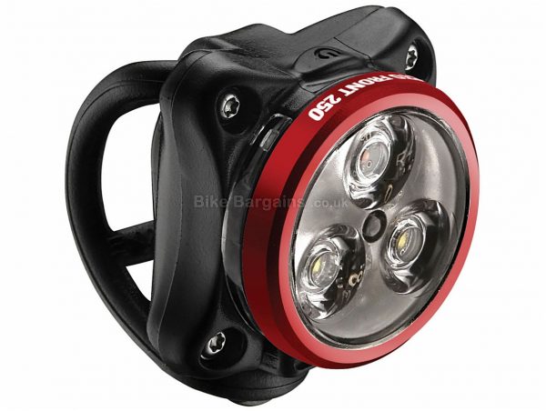 Lezyne Zecto Drive 250 Lumens Front Light Silver, 250 Lumens, 47g, 2.5 hours runtime