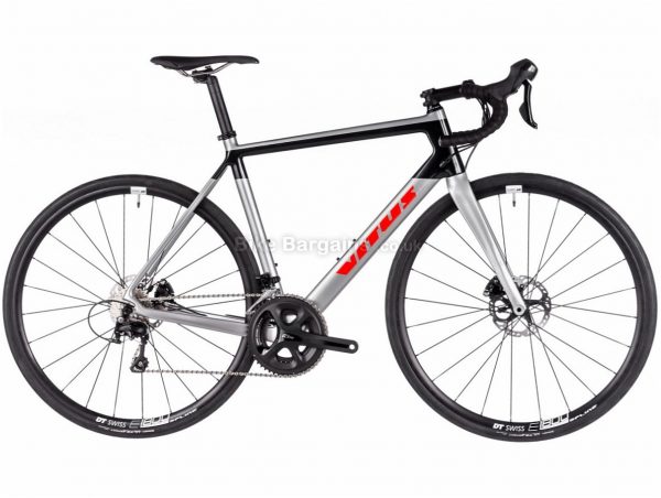 Vitus Venon CR Disc 105 Carbon Road Bike 2018 52cm, Black, Silver, Carbon, Disc, 11 speed, 700c, 8.87kg