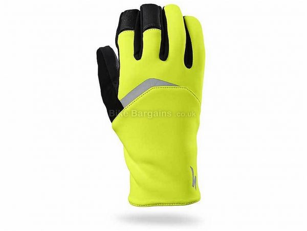 Specialized Element 1.5 Full Finger Gloves XXS, Black, Yellow, Full Finger, 70g