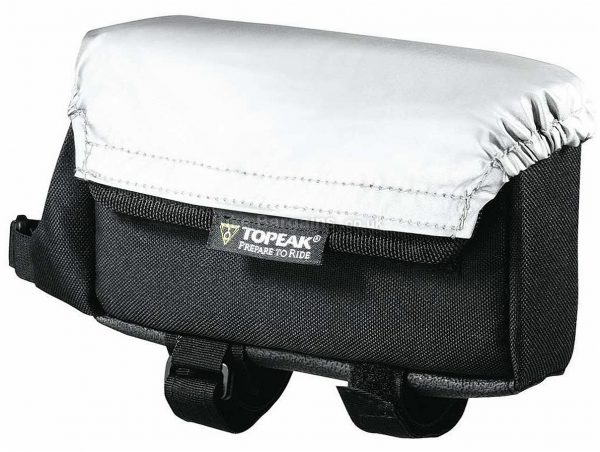 Topeak TriBag Top Tube Bag Black, 14cm by 4cm by 10.2cm, with rain cover is extra, 59g
