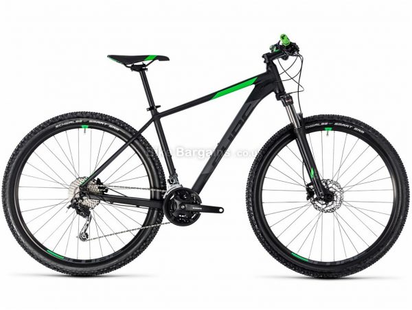 Cube Aim SL 27.5" Deore Alloy Hardtail Mountain Bike 2018 18", Black, Green, Blue, Red, Alloy, 27.5", 27 Speed, 14.4kg