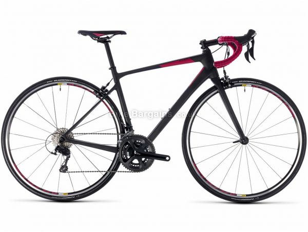 Cube Axial WS GTC Pro 105 Carbon Road Bike 2018 56cm, Black, Red, Carbon, Calipers, 11 speed, 700c, 8.3kg