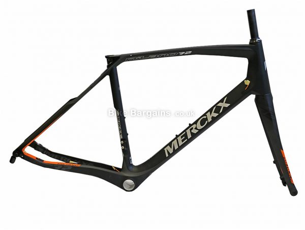 Eddy Merckx Milano 72 Ladies Carbon Disc Road Frameset 2017 M, Black, Carbon, Disc, 1100g