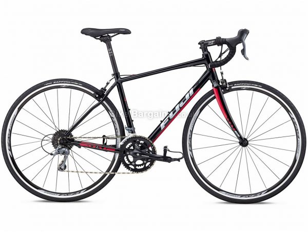 Fuji Finest 2.3 Claris Alloy Road Bike 2018 47cm, Black, Pink, Alloy, Calipers, 8 speed, 700c, 10.17kg