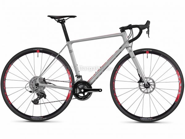 Ghost Road Rage 4.8 Disc Adventure Rival Carbon Road Bike 2018 50cm, Red, Silver, Carbon, Disc, 11 speed, 700c