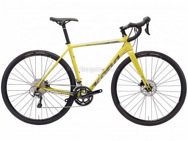 Kona Jake The Snake Disc Tiagra Alloy Cyclocross Bike 2018 52cm, Yellow, Alloy, 700c, 20 Speed