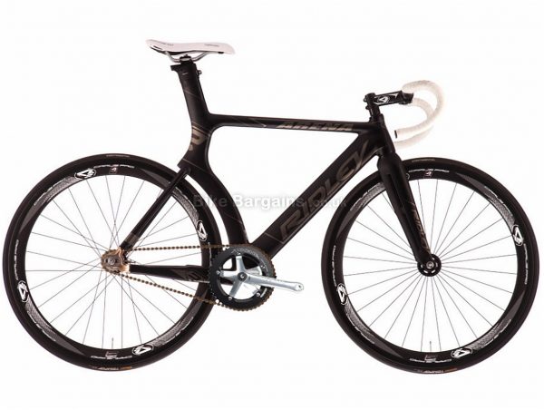 Ridley Arena C Carbon Track Bike L, Black, Grey, Carbon, Single Speed