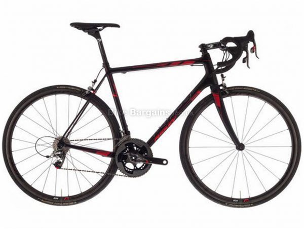 Ridley Helium SL 10 Red 22 Carbon Road Bike S, Black, Red, Carbon, 11 speed, Calipers, 700c