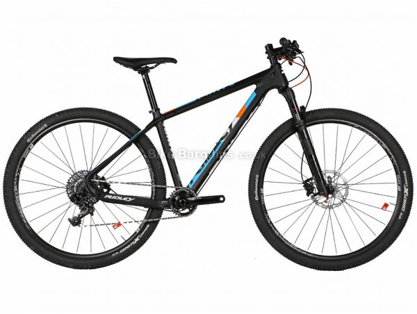 Ridley Ignite C29 GX1 29 Carbon Hardtail Mountain Bike M, Black, Blue, Orange, Hardtail, Carbon, 11 Speed