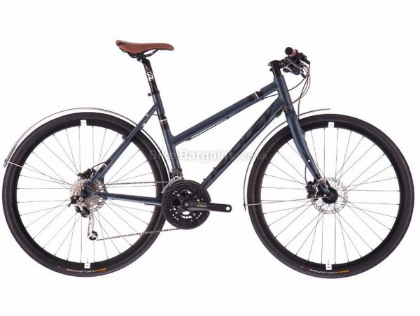 Ridley Tempo X Alivio Alloy Disc Ladies City Bike XS, Grey, Alloy, 700c, 27 speed, Disc, Hardtail
