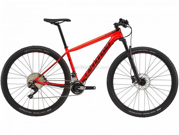 Cannondale F-Si Carbon 5 29er Hardtail Mountain Bike 2018 L, Black, Red, Carbon, Hardtail, 29", 22 Speed