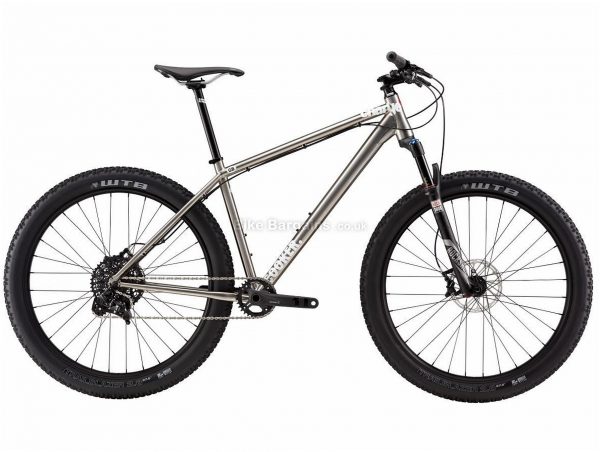 Charge Cooker 5 27.5+ Titanium Hardtail Mountain Bike 2017 S, Silver, Titanium, Hardtail, 27.5", 11 Speed