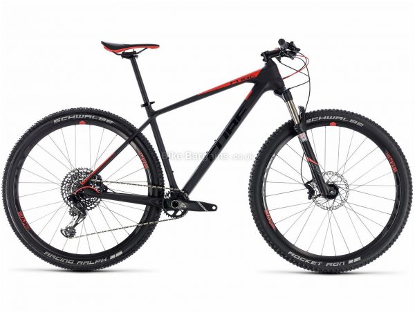 Cube Reaction C:62 Pro 29" Carbon Hardtail Mountain Bike 2018 23", Black, Red, Carbon, 29", 11.3kg, 12 Speed, 100mm