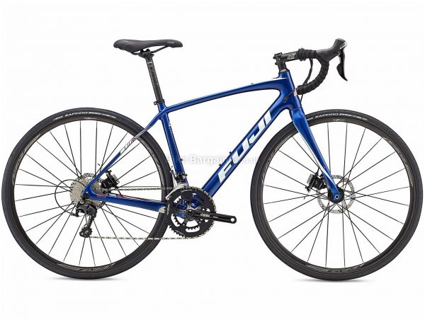 Fuji Brevet 2.3 Ladies Disc Carbon Road Bike 2018 50cm, Blue, Carbon, 700c, 8.99kg, 22 Speed, Disc