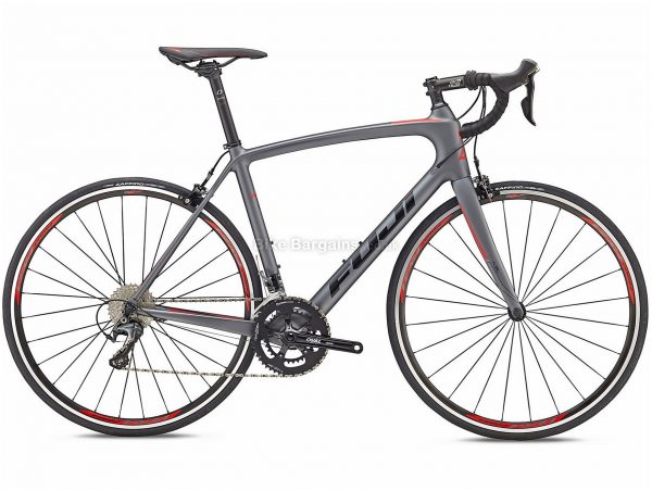Fuji Gran Fondo Classico 1.1 Carbon Road Bike 2018 53cm, Grey, Black, Carbon, 700c, 8.90kg, 22 Speed, Calipers