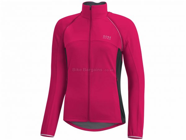 Gore Bike Wear Phantom Ladies Plus Windstopper Jacket 34, Pink, Long Sleeve
